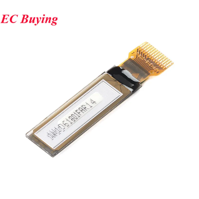 5PCS/Lot 0.87 inch OLED Display LCD Screen 128*32 12832 Dot Matrix 0.87" OLED Screen SSD1316 Drive Wristband Screen 14Pin