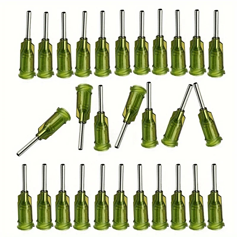 Straight Blunt Stainless Steel Dispensing Needle Plastic Luer Lock Glue Tip Industrial Fluid Dispense Needles for Adhesive Paint