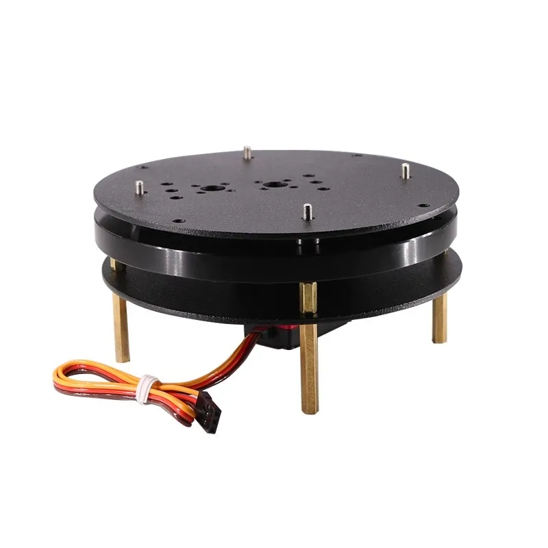 1 Dof للتدوير Gimbal روبوت الذراع قاعدة منصة لروبوت لتقوم بها بنفسك عدة MG996 20 كجم أجهزة رقمية طائرة بدون طيار FPV المسار هوائي الأرض محطة