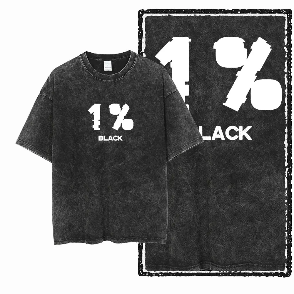 G25 Acid Washed Black Cool Vintage Cotton Herren COOLMIND bedrucktes Grafik-T-Shirt |    Streetwear Big Size O-Ausschnitt T-Shirt