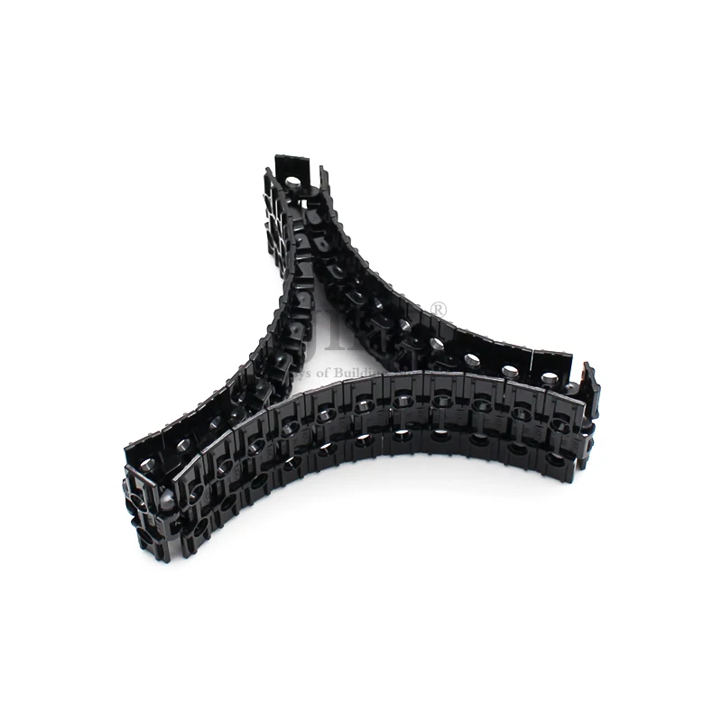 Moc blocos de construção peças técnicas 3711 57519 57518 tanque de alta tecnologia corrente pista link partículas monta tijolos diy brinquedos do miúdo