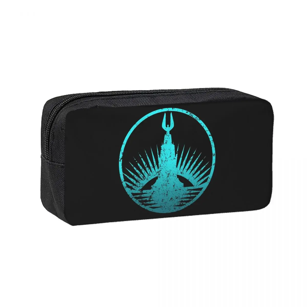 Bioshock Rapture Teal Faded – trousses à crayons pour étudiants, boîte à stylos, sac à crayons, pochette de rangement, fournitures de papeterie