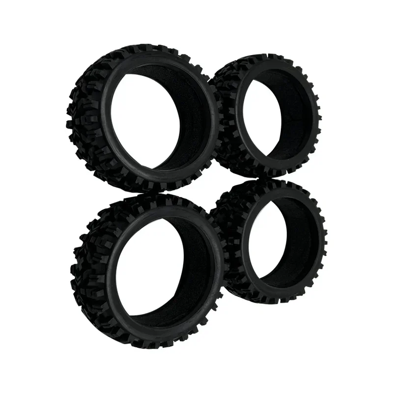 4 Uds 1/8 4WD Nitro todoterreno Buggy neumáticos llantas 116mm hexagonales para coche RC a escala 1:8 para HSP HPI Kyosho ZD Hongnuo Redcat Trxs