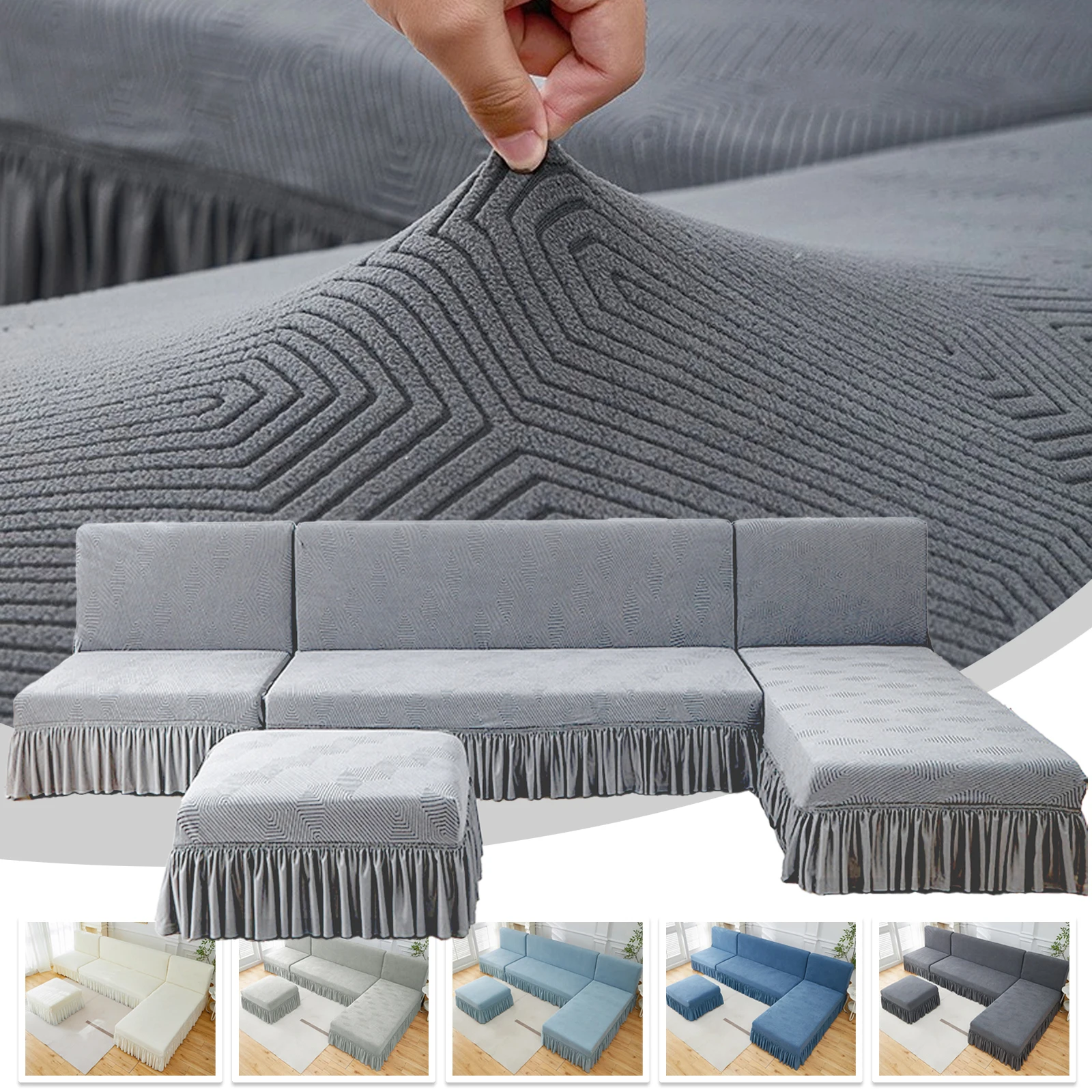 1PC Elastic Sofa Bed Covers Without Armrest Elastic Tight Wrap Couch Cover Stretch Flexible Slipcovers Sofa for Banquet Hotel