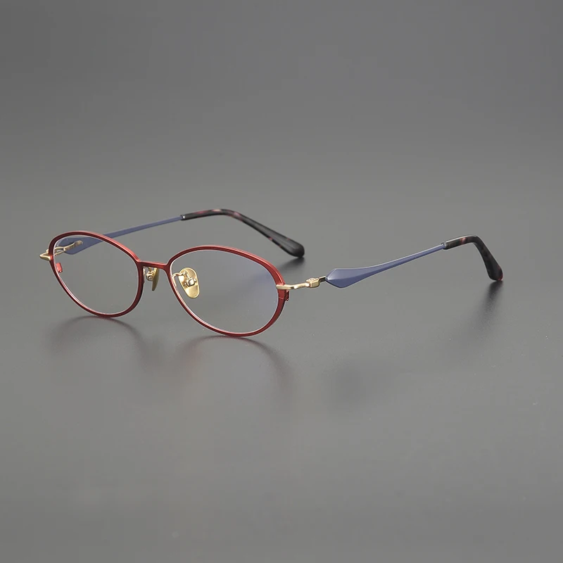

2025 New Titanium Eyeglass Frame Men and Women High Quality Fashion Designer Handmade Personalized Retro Circular Glasses
