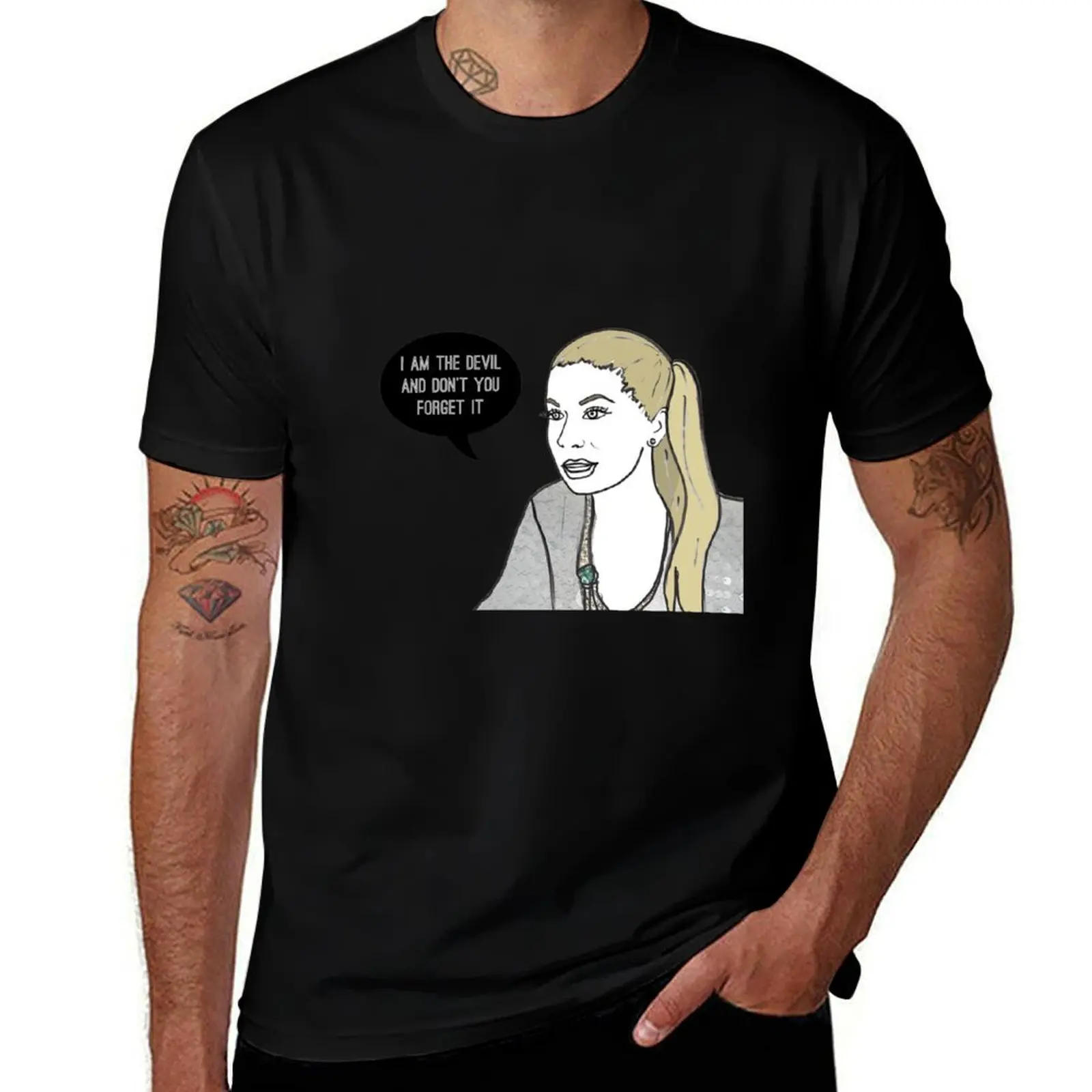 

The Devil T-Shirt Simple Casual Short Sleeve Tee