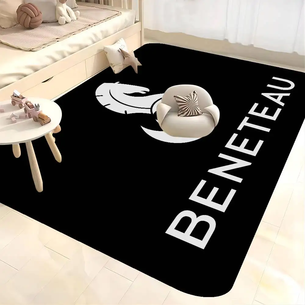 B-BENETEAU Logo Kitchen Mat Kids Room Bedroom Decoration Balcony Anti-Slip Doormat Living Room Alfombra