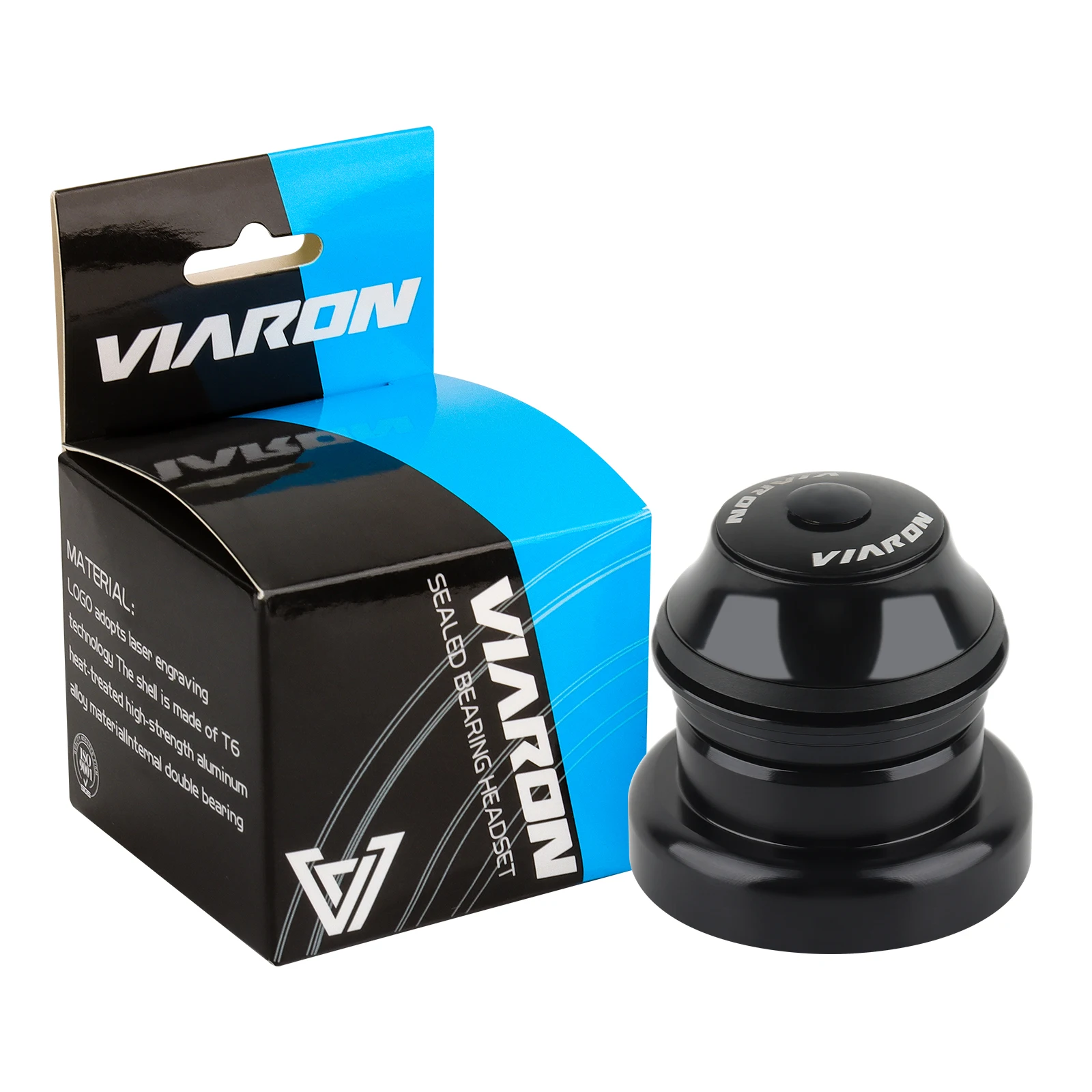 AliExpress VIARON Bicycle Bowl Group Mountain Bike Headset Sealed Bearing Straight Tube Frame to Tapered Tube Fork Aluminum Alloy 44-44mm