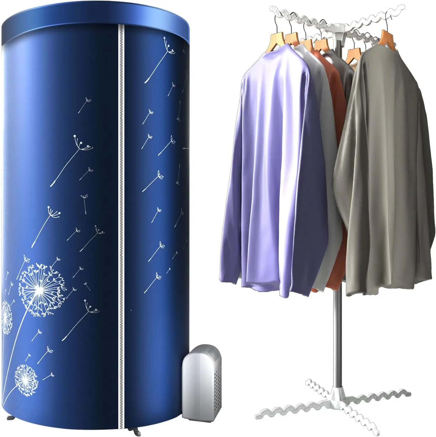 

46Inch Portable Clothes Dryer, 1000W Mini Dryer with Storage Bag for Home, Travel, RVs