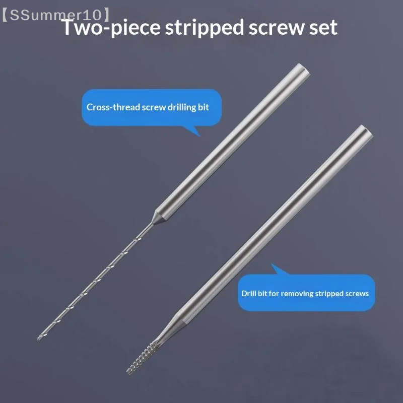 【xxx】 1/2Pcs Phone Repair Tool Metal Piercing And Sliding Drill Bit Quickly Remove The Slipped Screws Without Damaging The Frame
