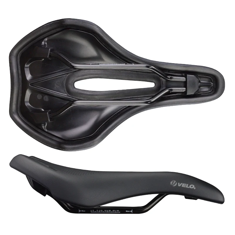 VELO VL-3543 Bicycle Saddle Road MTB Bike Comfortable shock absorption Hollow Breathable Lightweight 332g Cycling Accessories