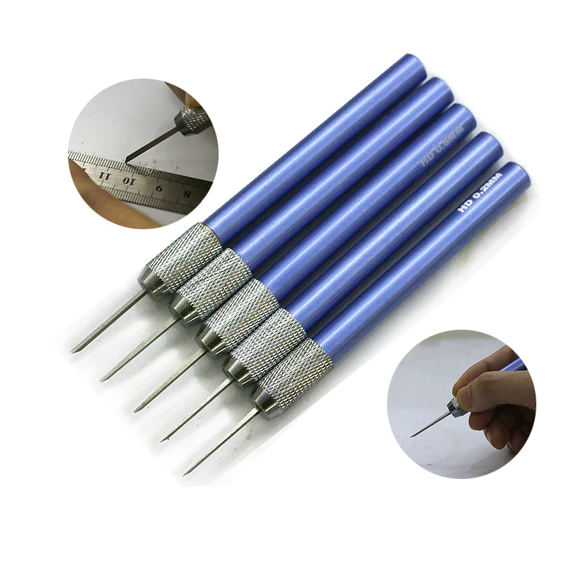 0.2-1.0mm Tungsten Steel Precision Chisel Modeling Craft Tool Scribe Line Chisel Engraving Tool for Plastic Military Model