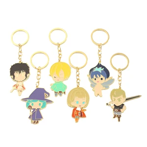 سلسلة مفاتيح Anime هائجة للرجال والنساء ، مجموعة مجوهرات السيف الشجاعة ، سلسلة المفاتيح ، سلاسل المفاتيح ، الإكسسوارات ، خاتم قلادة أفضل 12 مبيعات بالحجم الطبيعي سيف الشجاعة - No8