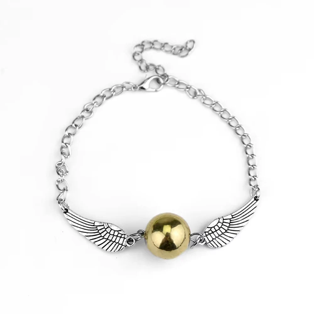 Pulsera Harri Golden Snitch Potter Multi alas Snitchs búho Hedwig capa pulsera hecha a mano para regalos de seguidores