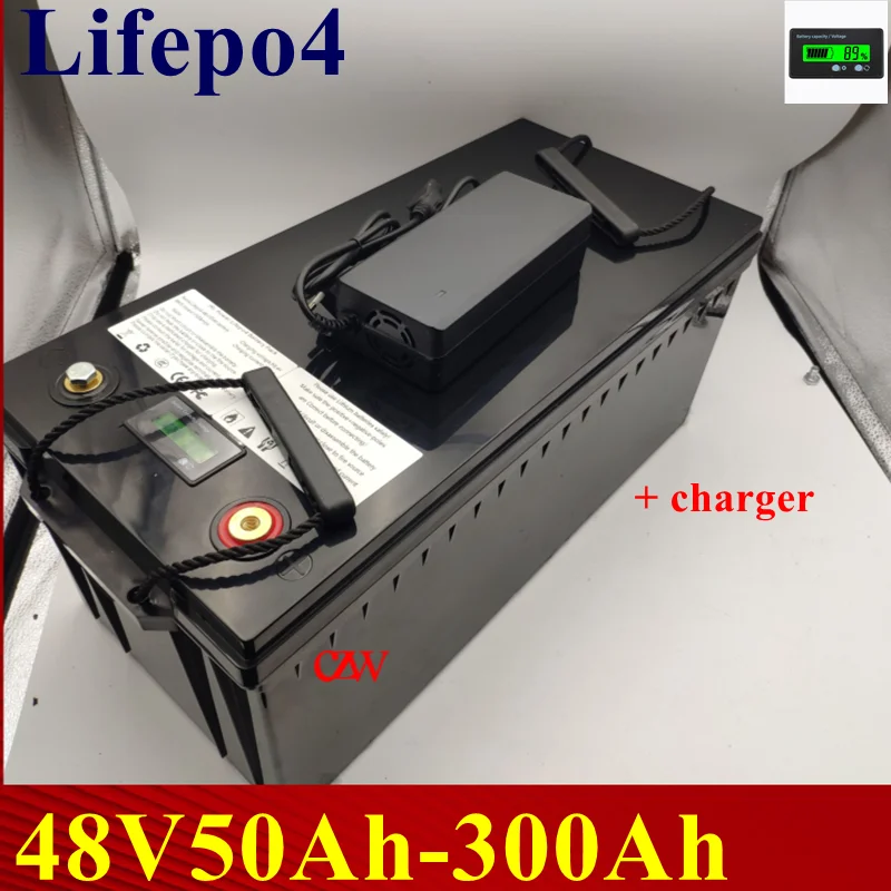 

czw48V 50Ah 100Ah 150Ah 200Ah 300Ah Lifepo4 литиевый аккумулятор Bluetooth Parellel для солнечной системы 3000W 5000W 6000W инвертор,