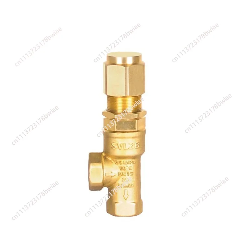 Brass Safety Valve for High Pressure Plunger Pump, Relief Valve Accessory for Car Wash & Farm Fogger