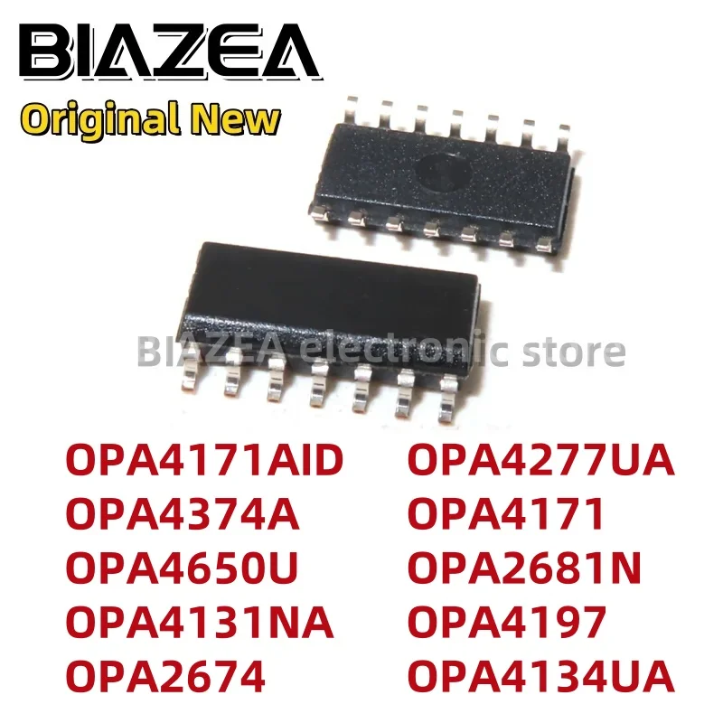

Набор микросхем opa4171aid OPA4374A OPA4650U OPA4131NA OPA2674 OPA4277UA OPA4171 OPA2681N OPA4197 OPA4134UA SOP14