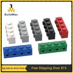 MOC 1PC Compatible Assembles Particles 30414 Brick Modified 1 x 4 with Studs on Side Building Blocks DIY High-Tech Spare Toys