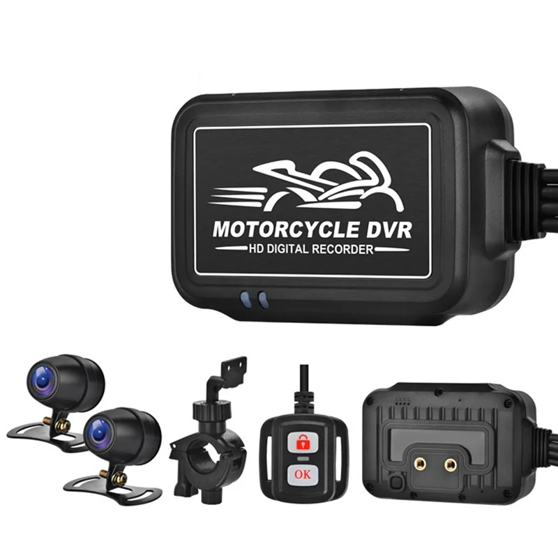 ATP226-1080P Dual Motorcycle Camera Waterdichte Rijden Recorder HD Nacht Video Recorder voor Motorcross Rijden