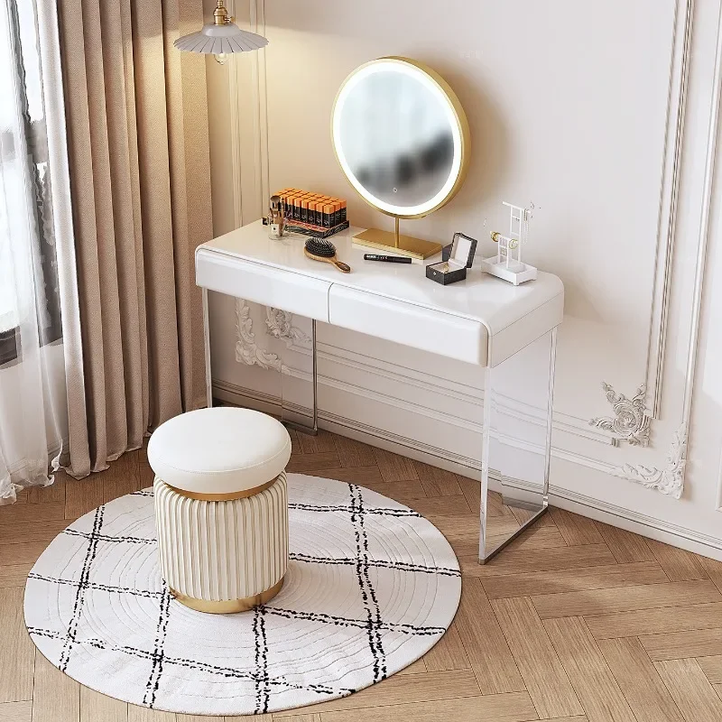 Convenient Distinctive Premium Metal Dressing Table Wooden Smooth Minimalist Storage Dressing Table Penteadeira Luxury Furniture