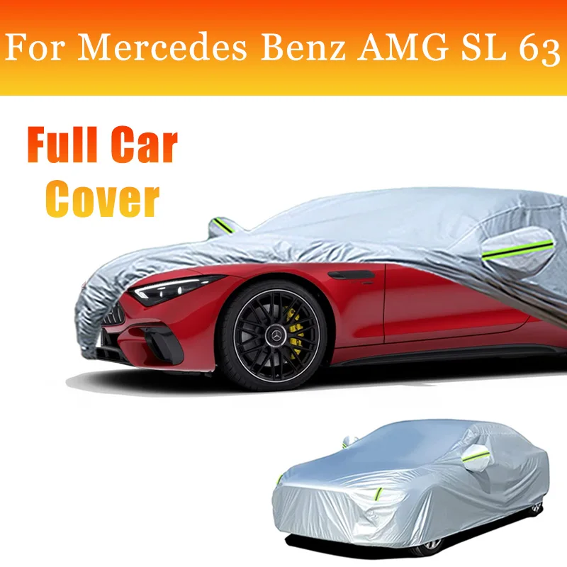 

For Mercedes Benz AMG SL 63 Car Cover Waterproof All Weather Protection Outdoor Car Covers Snowproof Windproof