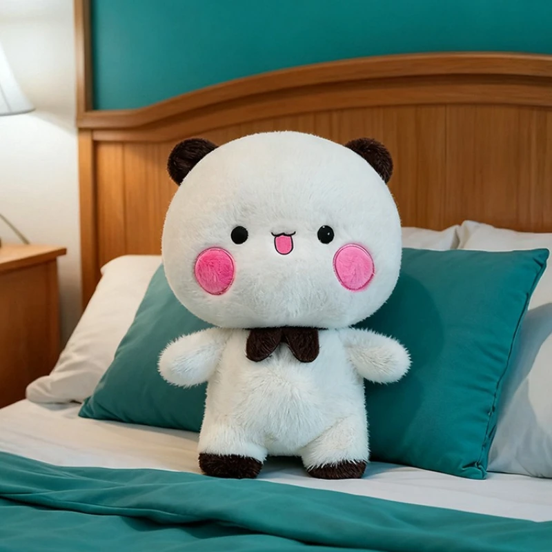

Large Size 60cm Cute Bubu Bear & Panda Plush Toy 2PCS Set Soft Stuffed Animal Doll Kids Birthday Gift Couple Gift Home Decor
