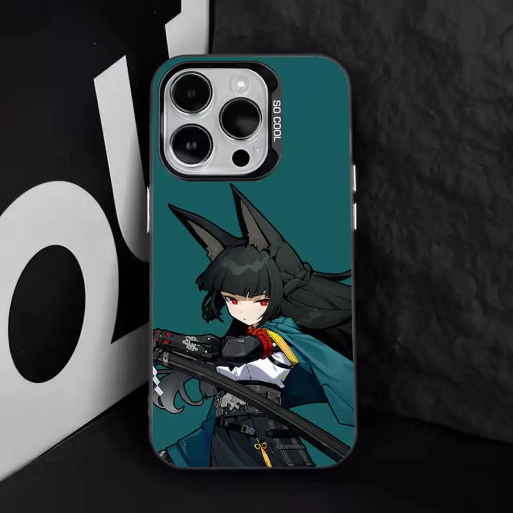 حافظة هاتف H-Hoshimi M-Miyabi ZZZ لهاتف iPhone 17,16,15,14,13,12,11,Pro,Max,Plus,E,Air,Mini Black Tpu