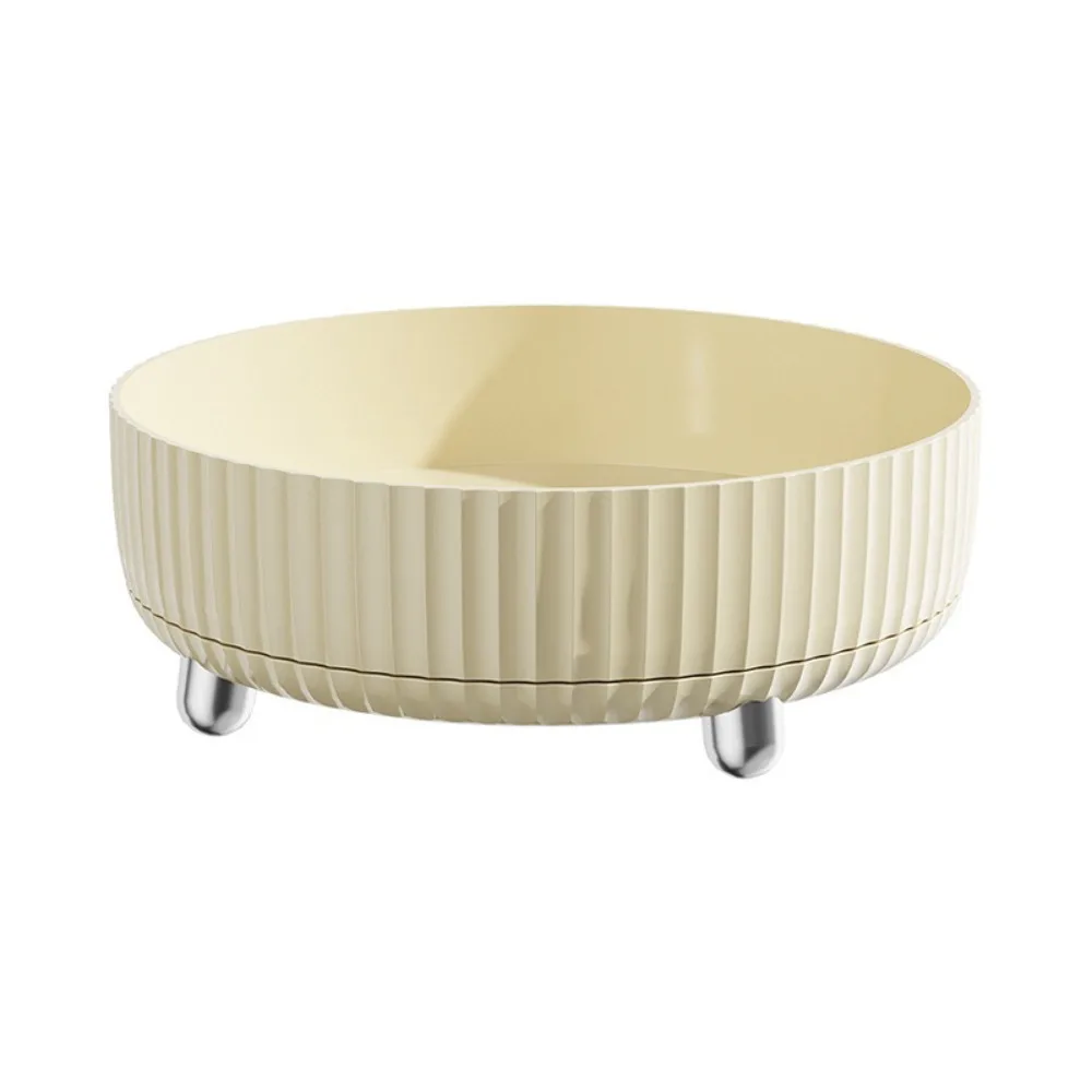 

Plastic Material Rotating Cosmetic Organizer Multifunctional Design Large Capacity Seasoning Bottle Storage Box