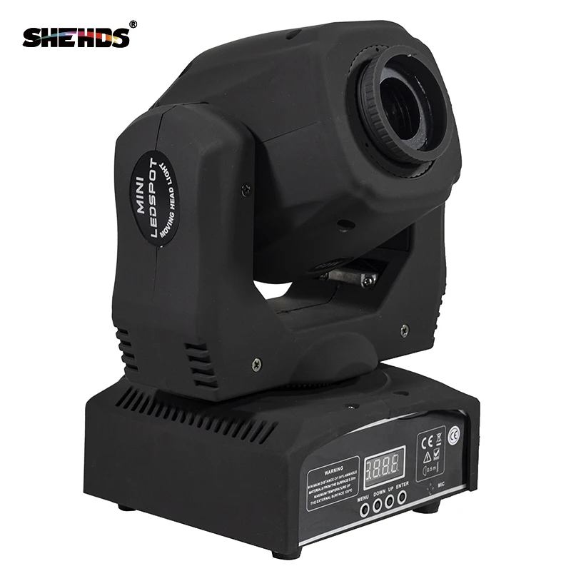 

SHEHDS LED Spot 60W Moving Head Light Focus Function DMX512 Stage for Dj Disco Bar Wedding Party