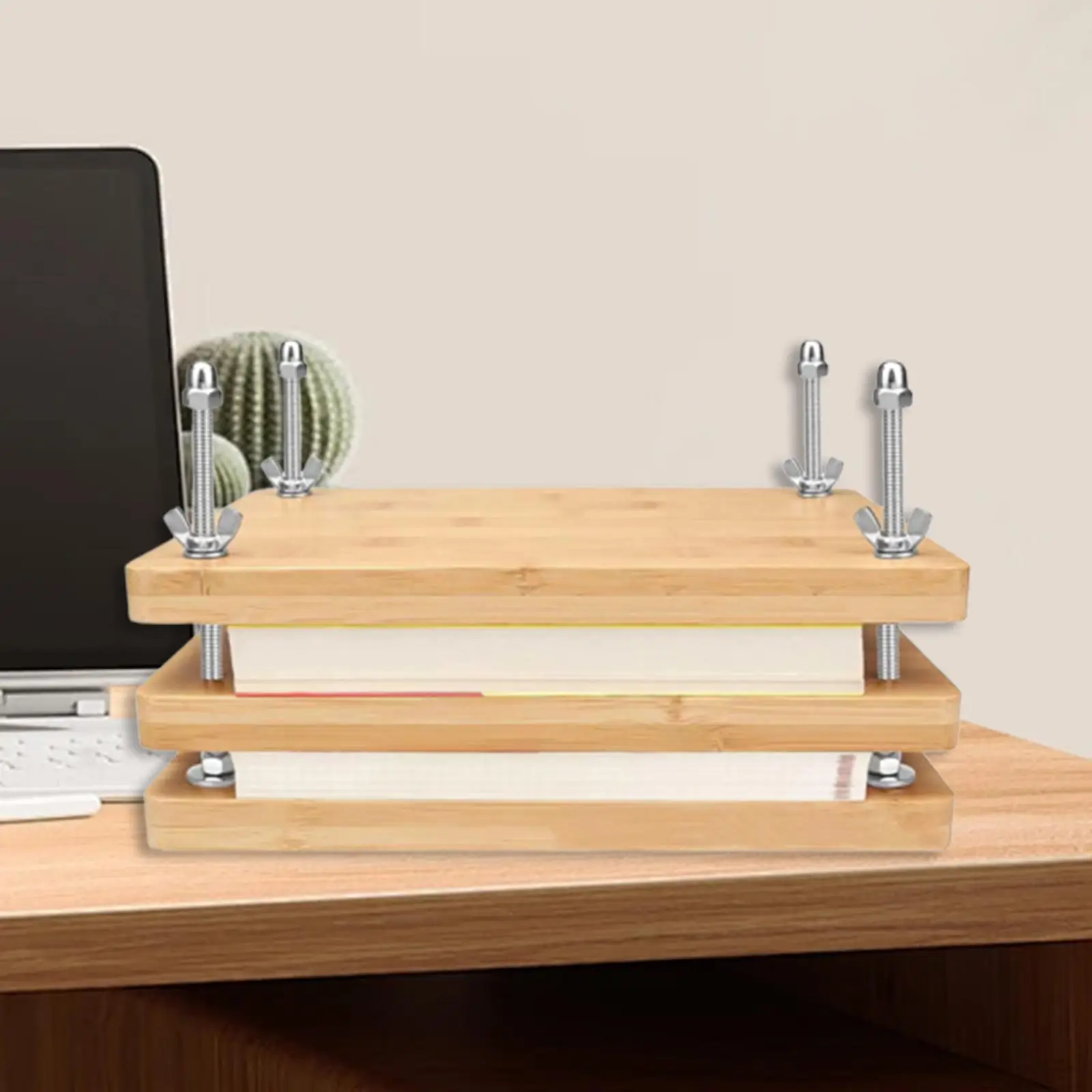 Handmade Multiuse Imprensa Do Livro De Madeira, Manual Prático, Sturdy Encadernação Imprensa para Casa, Encadernação DIY, Álbuns de Fotos