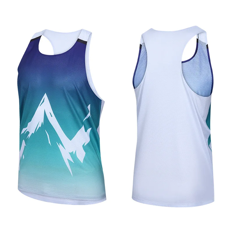 

Men's Athletics Sports Tank Tops Outdoor Marathon Training Quick Drying Sleeveless Vest Loose Gym Running Fitness Unisex Clothes