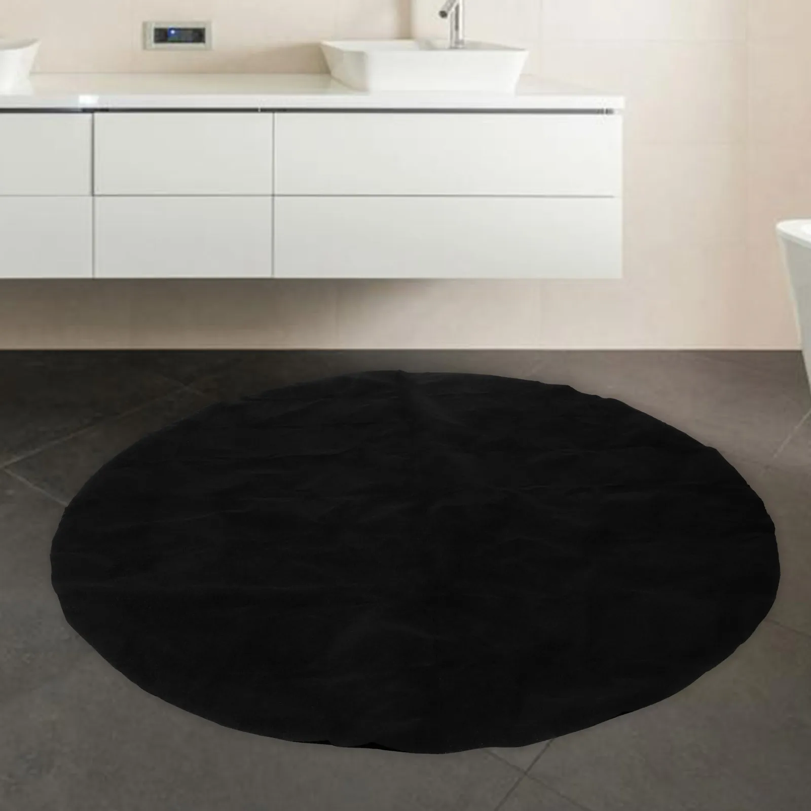 

Hot Tub Non-Slip Waterproof Pad with High Absorbency for Flooring Protection Round Rug Small Anti-Slip Mat for Bathtub Yoga