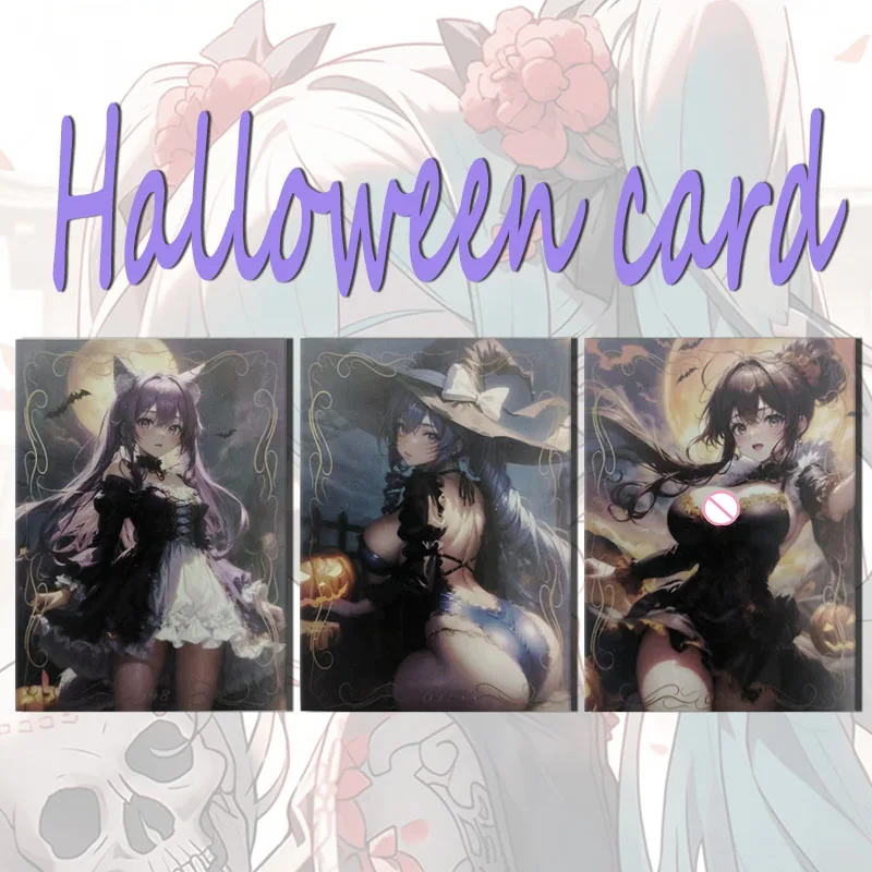 

NEW Anime Goddess Story Halloween card Mona Yelan Keqing Yoimiya Dress figures Game Collection boy Birthday Christmas gifts