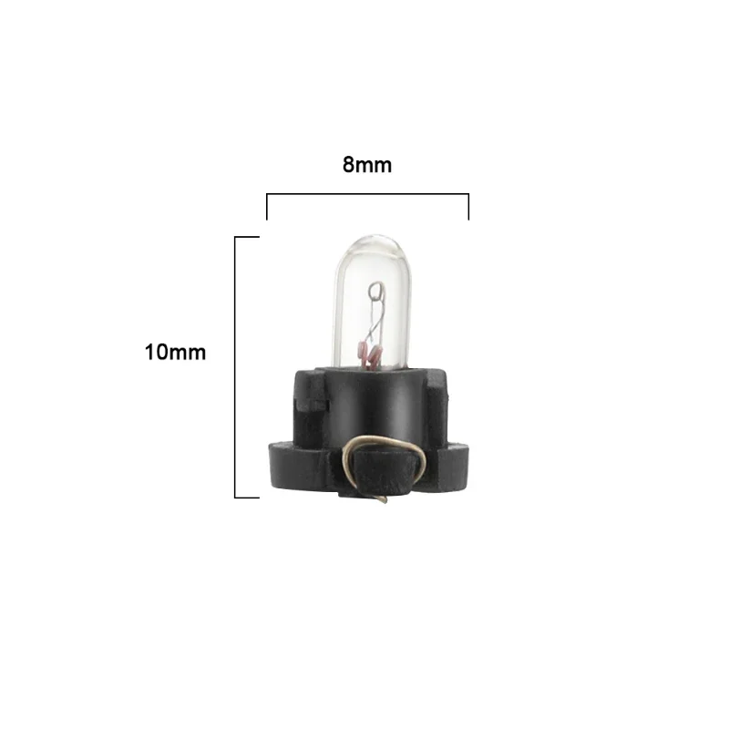 Ampoule LED pour instruments automobiles, T3 T4.2, ampoule halogène 1smd 1LED, lampe de lecture, indicateur, 5/10 pièces