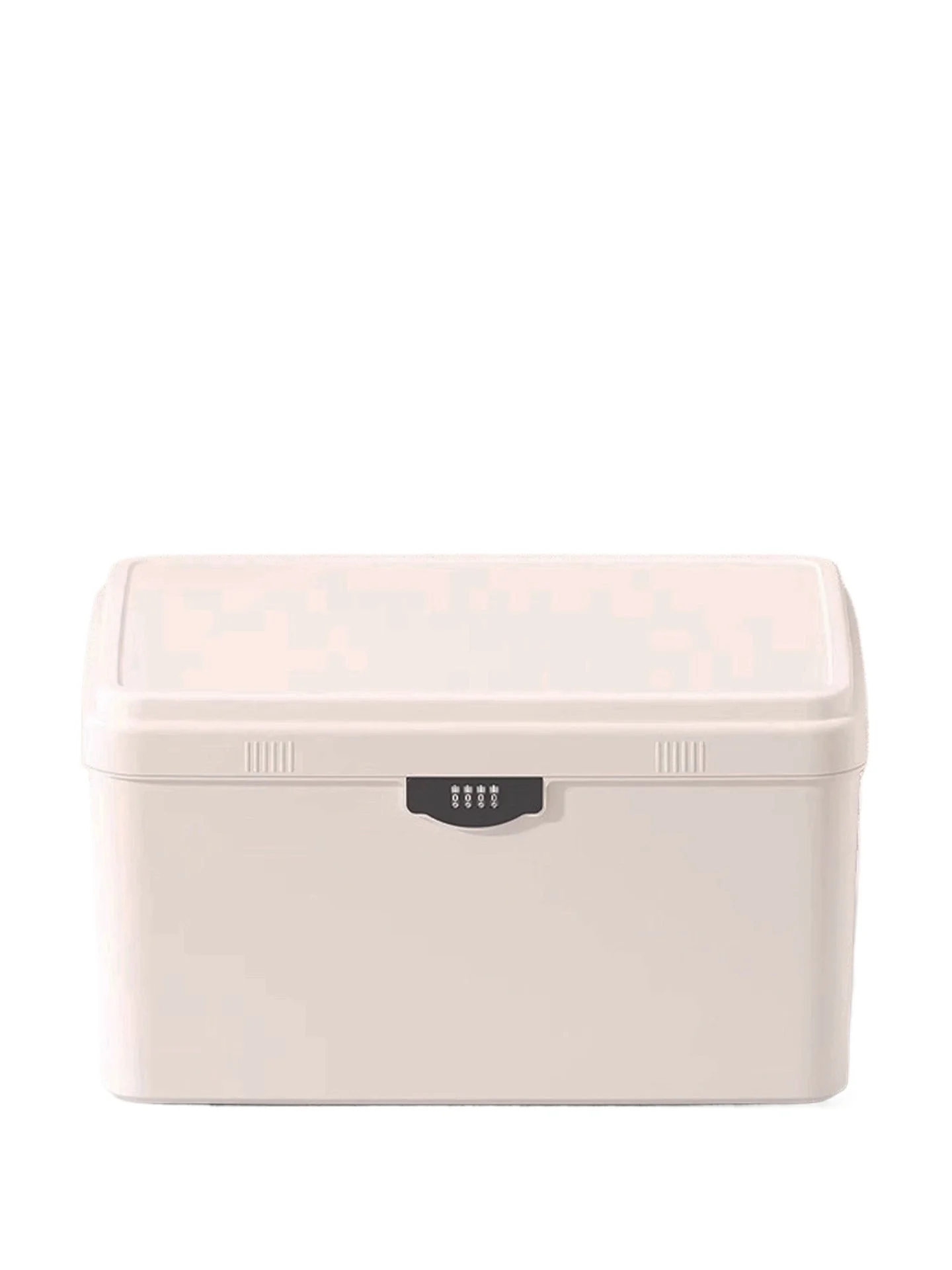 Storage box with combination lock, storage case, safe for documents, certificates and valuables