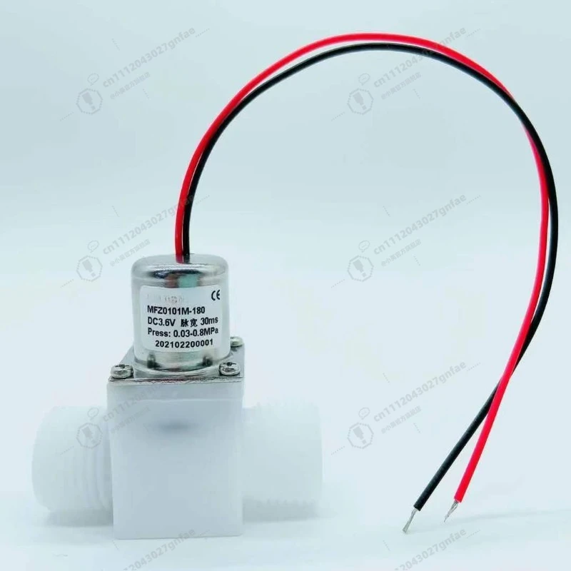 3.6V DC Diaphragm Pulse Solenoid Valve Touch Sensor Water Valve G1/2 G3/4 Thread for Smart Toilet & Automatic Flushing System