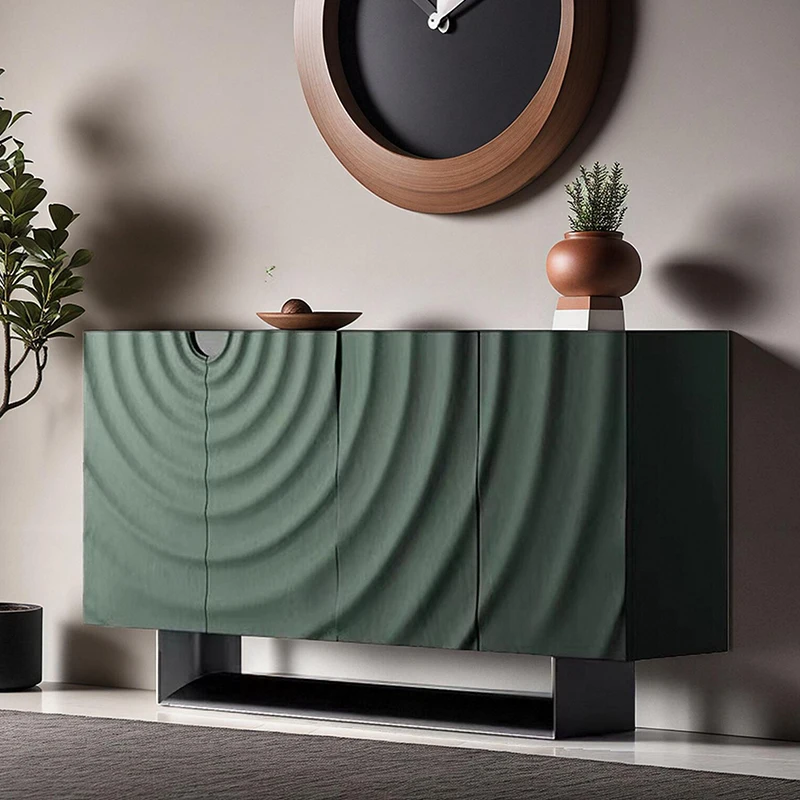 Nordic Green Living Room Cabinets Rustic Classic Wooden Retro Living Room Cabinets Storage Narrow Armoire De Rangement Furniture