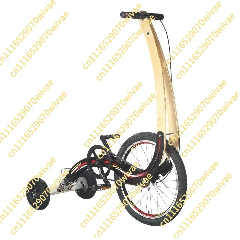 New sports, creative personality, standing sports car, three-wheeled bicycle for standing up and riding