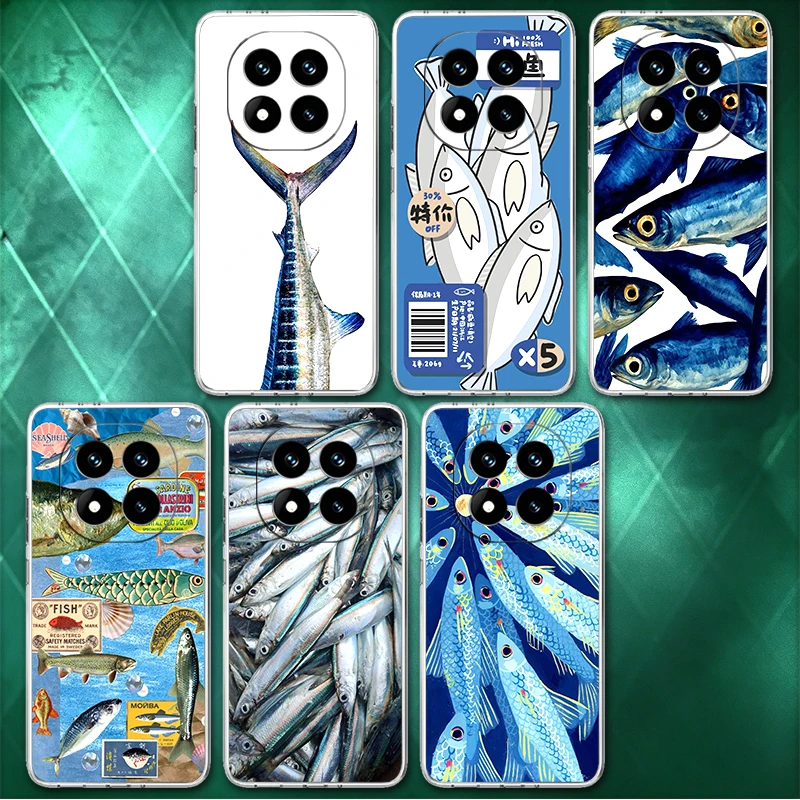 Discounted Salted Fish Soft Phone Case For Xiaomi Redmi Note 13 14 15 Pro Plus 12 11S 11T 5G 10S 9S 4G Pattern Back Cover