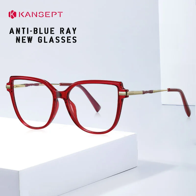 

KANSEPT стильные очки для чтения в большой оправе с защитой от синего света, мужские солнцезащитные очки по индивидуальному заказу, женские компьютерные линзы # 2210