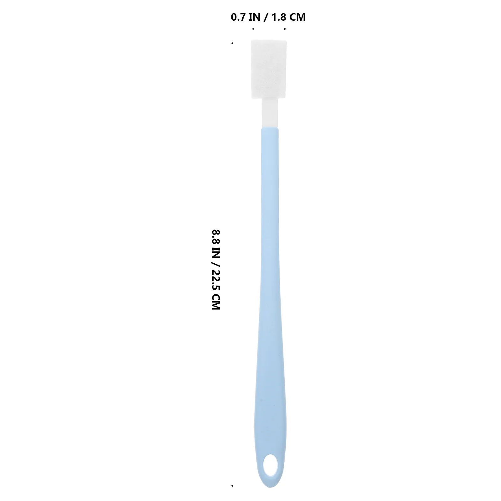 31Pcs Disposable Multifunctional Cleaning Brushes Long Handle Toilet Scrubber Window Groove Cleaner Keyboard Detail Brush Blue view 2