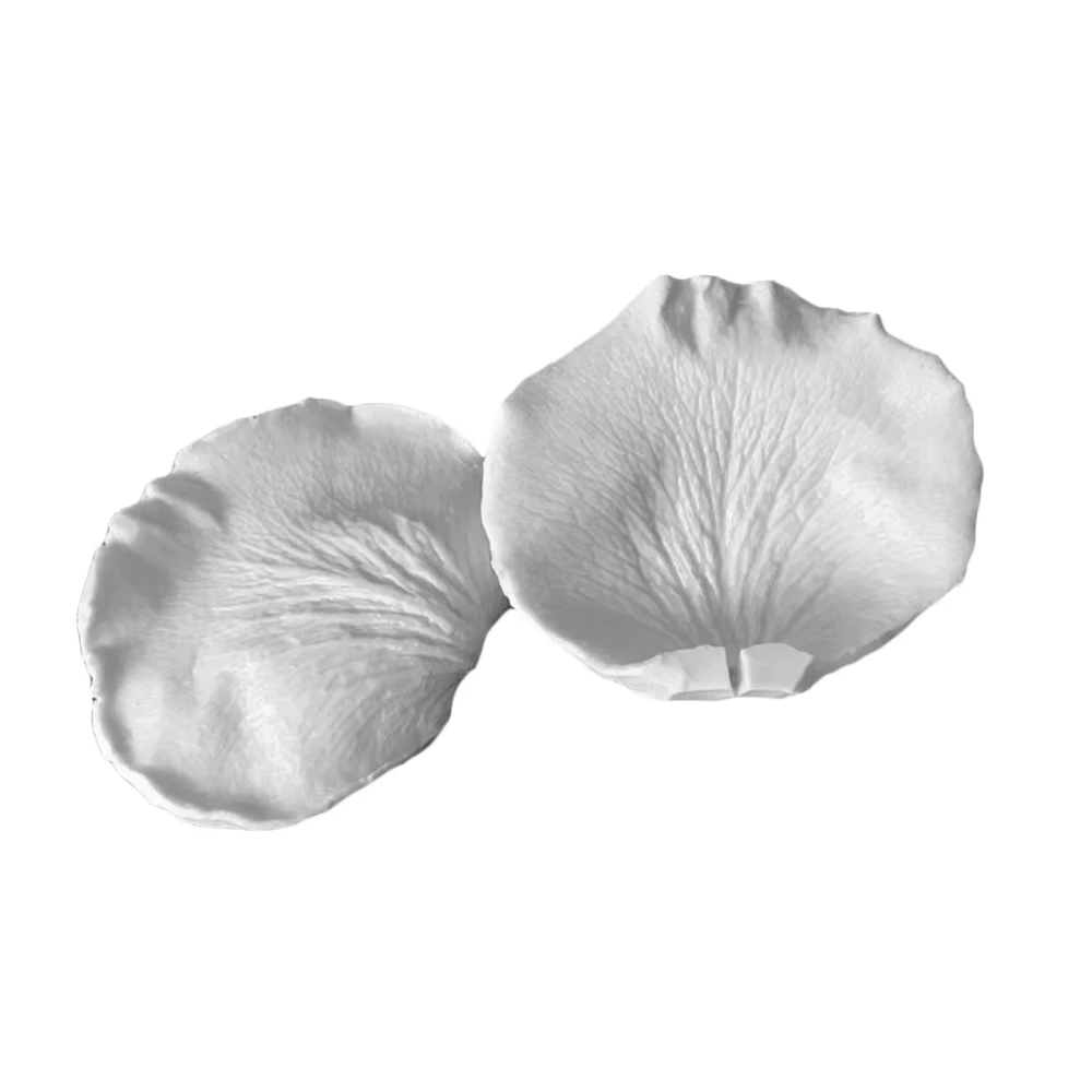 2Pcs/set Silicone Cake Flower Mold Baking Candy Mould Rose Flower Fondant Paste Chocolate Petal Mold Decorating Tool