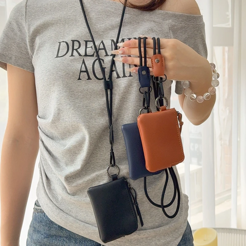 Hanging Neck Mini Change Bags for Women 2025 New Lipstick Headphone Small Bags Exquisite Key Bag Card Bag
