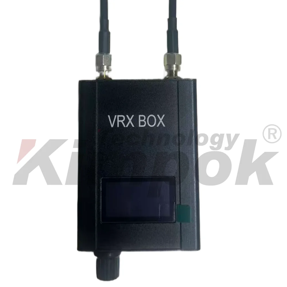 Receptor de vídeo FPV 7.2G VRX BOX con 64 canales y banda de frecuencia de 6,1-7,2 GHz para transmisión estable de drones