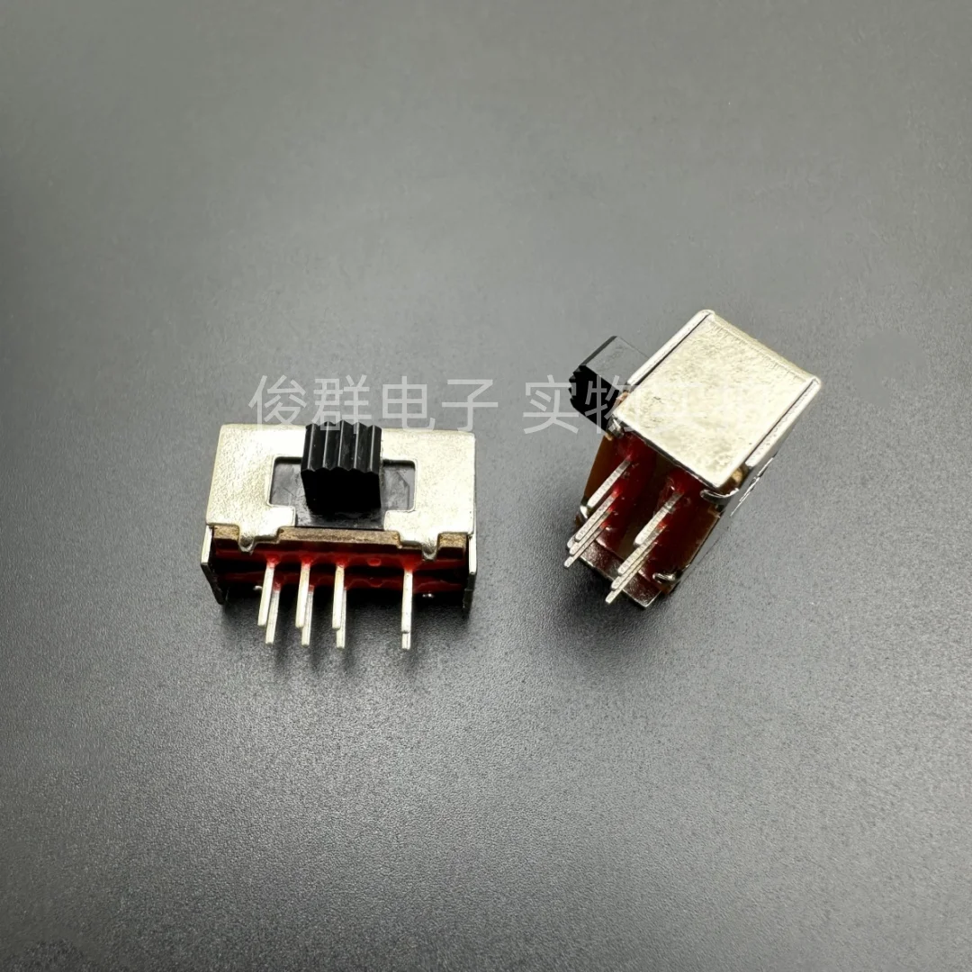 20pcs/ SK23E07G5 toggle slide switch 8 feet 3 gear buckle side dial horizontal without fixed feet