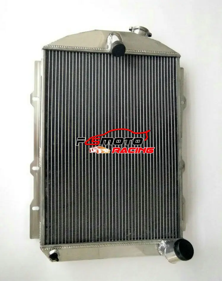 62MM 3ROW Aluminum Radiator + Fans For 1938 38 Chevrolet chevy hot/street Rod 350 V8 MT WO Tranny Cooler