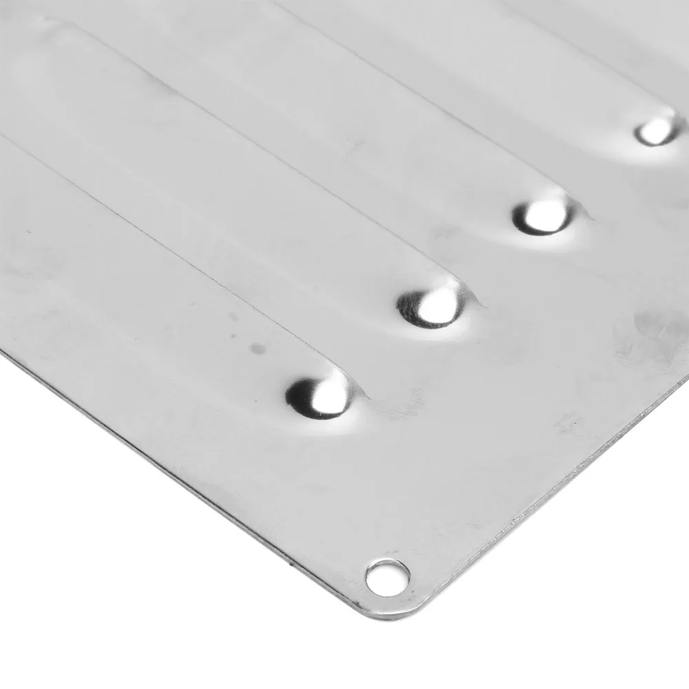 120x120mm Marine Ventilation Plate Silver Stainless Steel Protected Flow Shutter Ventilation Shutters Marine Applications