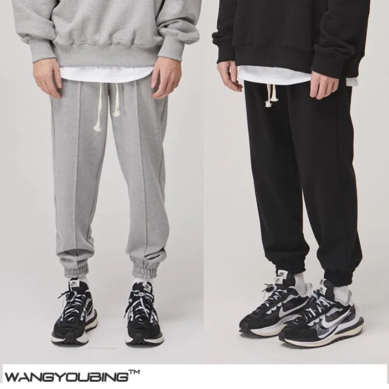 

WYB Casual Loose Workwear Pants Dstring Trousers ex ey Versatile Faionable Sweatpants for Youth All Seasons