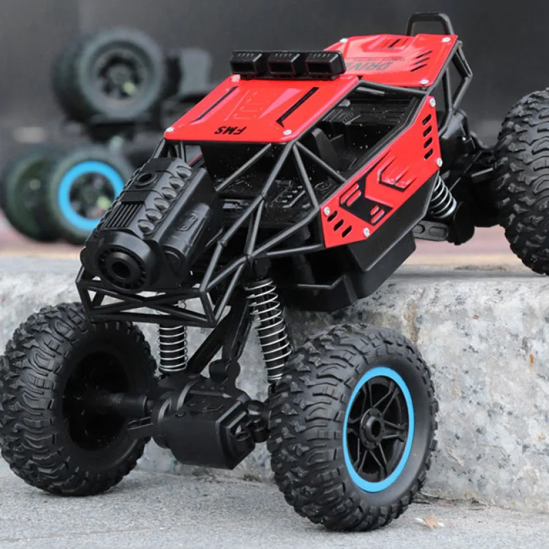 2.4G Alloy Six Wheel Cross-country Mountain Climbing Spray Racing 8K Camera Remote Control Electric Car Drift Climbing Car Toy