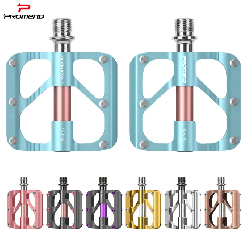 

Велосипедные педали Promended Road из алюминиевого сплава Triplein, легкие, складные, с подшипниками, для шоссейных велосипедов, запчасти для велосипедов